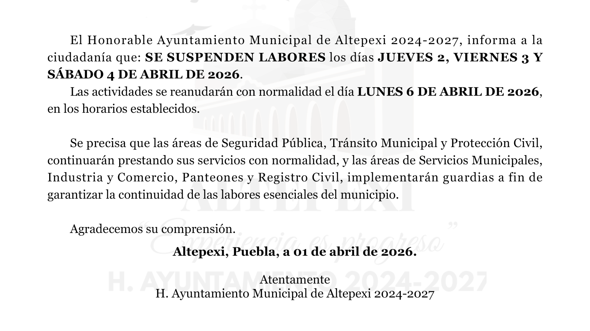 🔴AVISO IMPORTANTE 1 ABRIL 2026🔴