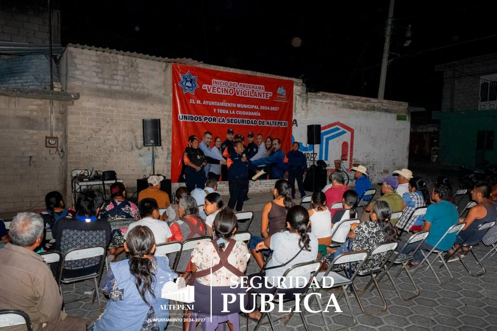 ¡JUNTOS POR UN ALTEPEXI MÁS SEGURO!