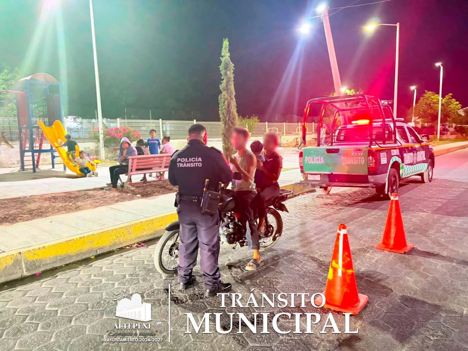 ¡Seguimos trabajando por la seguridad vial en Altepexi!